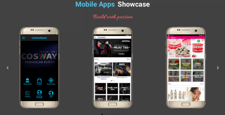 Mobile Apps Showcase – Build with passion!
