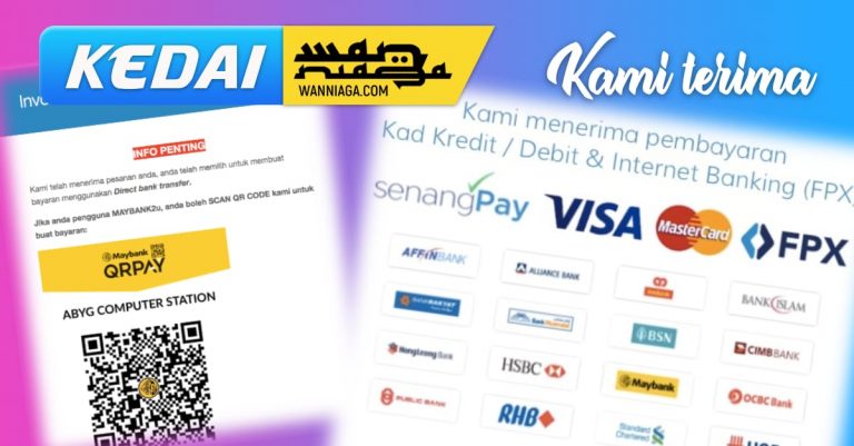 Kami terima pembayaran…