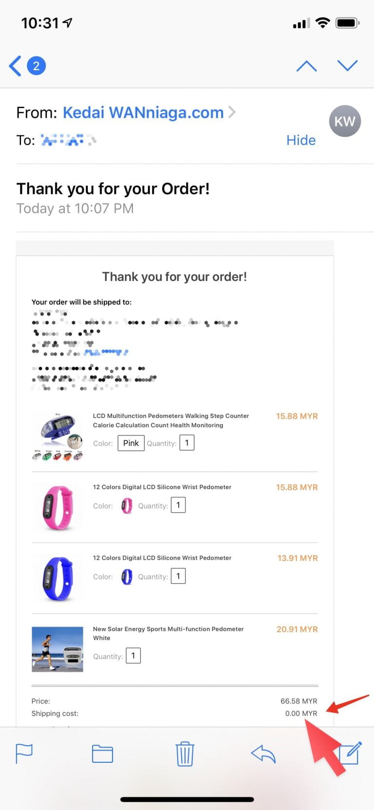 Semua Orang Suka Free Shipping/Postage