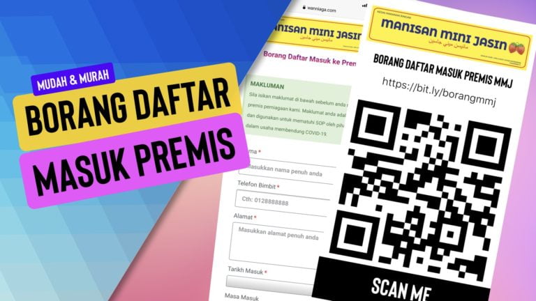 Borang Maklumat Masuk Premis Perniagaan/Pejabat dengan Kos Murah!