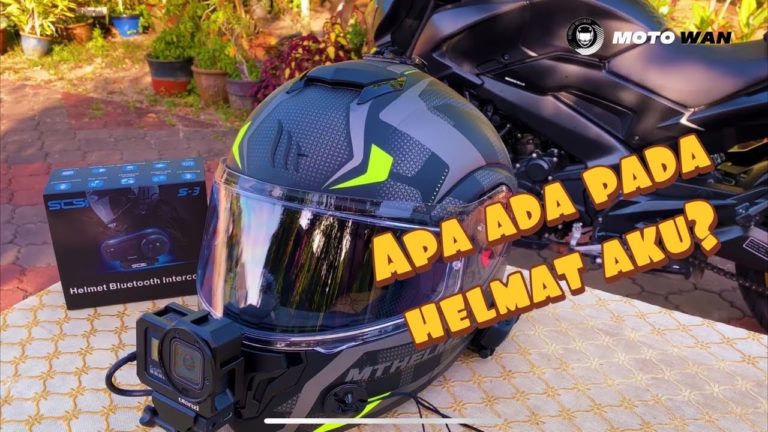 Apa yang ada pada helmet aku? | MotoVlog