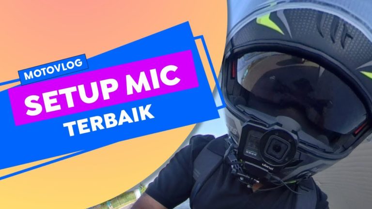 Setup Microphone GoPro Terbaik untuk Flip Up Helmet