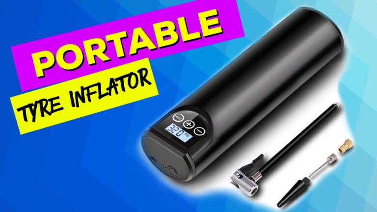 Portable Air Compressor Mini Tyre Inflator Electric Tire Air Pump for Car Motorcycle Bicycle Rechargeable Tyre Pump With LED Light