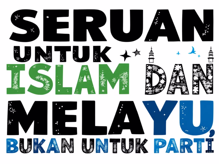 Seruan untuk Islam dan Melayu, Bukan untuk Parti