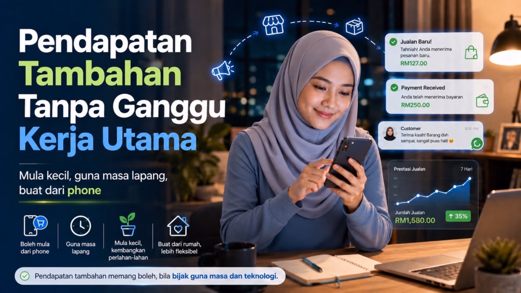Cara Cari Pendapatan Tambahan Tanpa Ganggu Kerja Utama