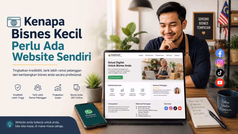 Kenapa Bisnes Kecil Perlu Ada Website Sendiri