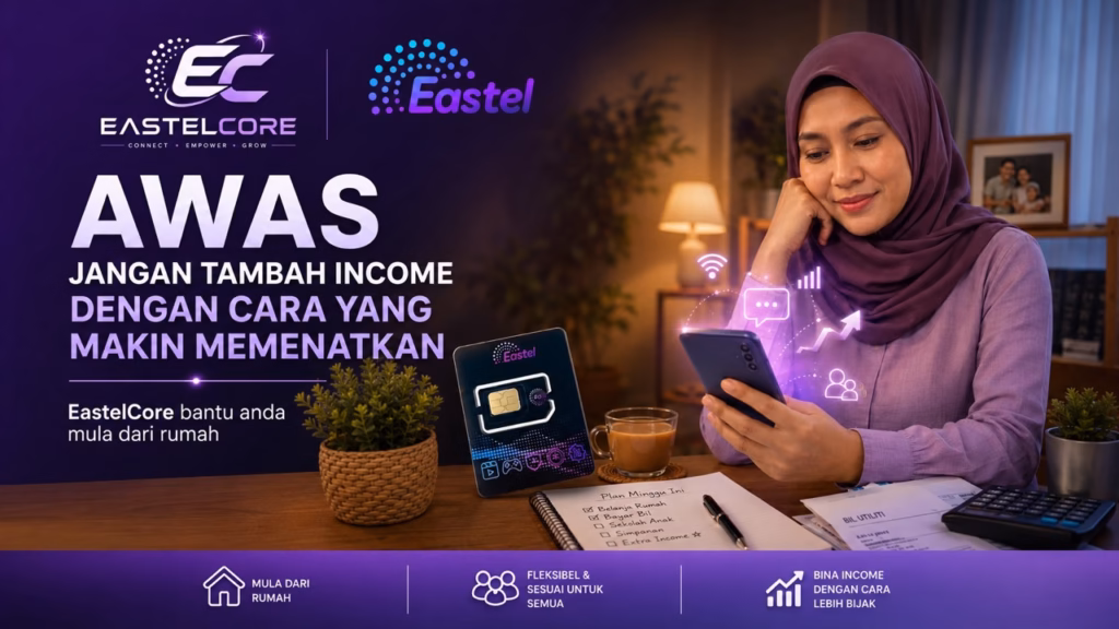 Tambah Income Dari Rumah Tanpa Buat Hidup Makin Penat